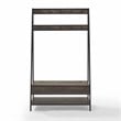 Crosley Furniture Jacobsen Modern Wood Hall Tree in Brown/Black