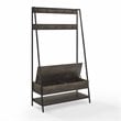 Crosley Furniture Jacobsen Modern Wood Hall Tree in Brown/Black