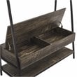 Crosley Furniture Jacobsen Modern Wood Hall Tree in Brown/Black