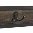 Crosley Furniture Jacobsen Modern Wood Hall Tree in Brown/Black