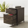 Crosley Furniture Jacobsen Modern Wood File Cabinet in Brown/Black