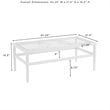 Crosley Furniture Ashford 2-piece Metal Outdoor Conversation Set in Gray