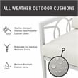 Crosley Furniture Ashford 2-piece Metal Outdoor Conversation Set in Gray