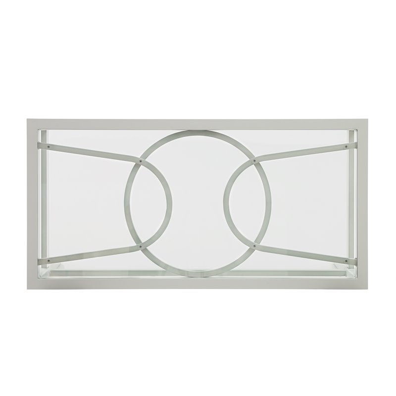 Crosley Furniture Ashford 2-piece Metal Outdoor Conversation Set in Gray