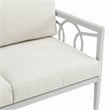 Crosley Furniture Ashford 2-piece Metal Outdoor Conversation Set in Gray