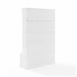 Crosley Furniture Bartlett Modern MDF and Birch Veneer Wood Hall Tree in White