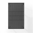 Crosley Furniture Hansen Modern Metal Outdoor Dining Table in Matte Black