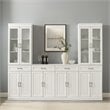 Crosley Furniture Stanton 3PC Entertainment Center/Sideboard & Pantry Set White