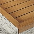 Crosley Furniture Capella 3PC Modern Wicker / Rattan Outdoor Chair Set in Gray