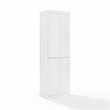 Crosley Furniture Stanton Traditional MDF Wood Pantry in White (Set of 2)