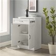 Crosley Furniture Stanton Traditional Wood Storage Cabinet in White