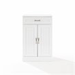 Crosley Furniture Stanton Traditional Wood Storage Cabinet in White