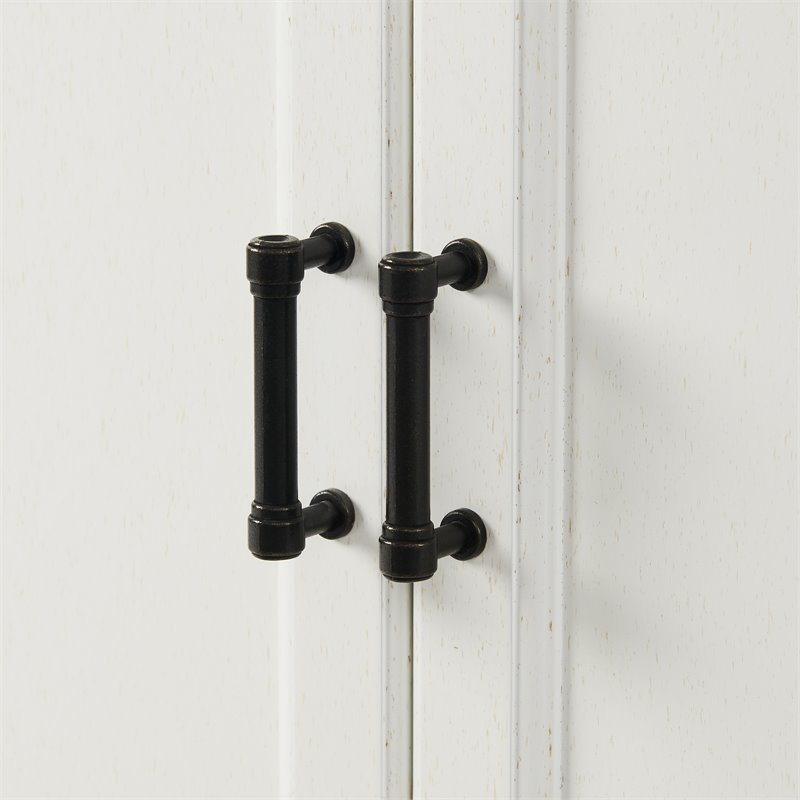 Crosley Furniture Tara Modern Wood Sideboard in Distressed White