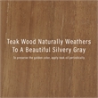 Crosley Furniture Olivier Traditional Teak Wood Outdoor Bench in Brown