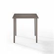 Crosley Furniture Cali Bay Modern Metal Outdoor Side Table in Light Brown