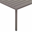 Crosley Furniture Cali Bay Modern Metal Outdoor Side Table in Light Brown