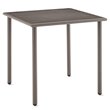 Crosley Furniture Cali Bay Modern Metal Outdoor Side Table in Light Brown