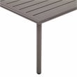 Crosley Furniture Cali Bay Modern Metal Outdoor Coffee Table in Light Brown