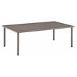 Crosley Furniture Cali Bay Modern Metal Outdoor Coffee Table in Light Brown