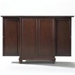 Crosley Furniture Cambridge Wood Expandable Bar Cabinet in Mahogany
