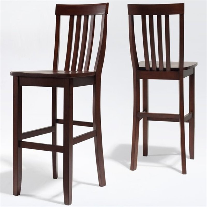 Crosley Furniture 30 School House Bar Stool In Gany Set Of 2 Crosley Furniture 30