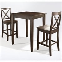 andromeda 3 piece bar height dining set