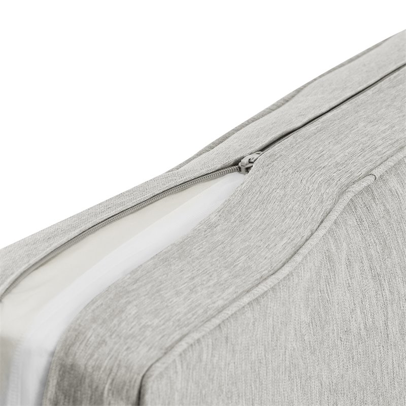 Crosley Furniture Bradenton Fabric Swivel Rocker Chair Set in Gray (Set of 2)