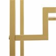 Crosley Furniture Celeste 4-Shelf Modern Glass & Metal Etagere in Gold