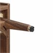 Crosley Furniture Liam 2-Shelf Mid-Century Wood Storage Stand in Walnut