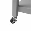 Crosley Furniture Connell Modern Wood Kitchen Island/Cart in Gray/White