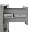 Crosley Furniture Connell Modern Wood Kitchen Island/Cart in Gray/White