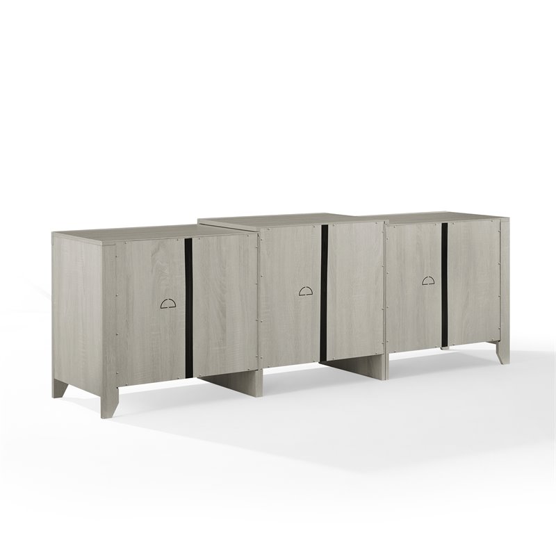 Crosley Furniture Ronin Wood TV stand for TVs up to 75