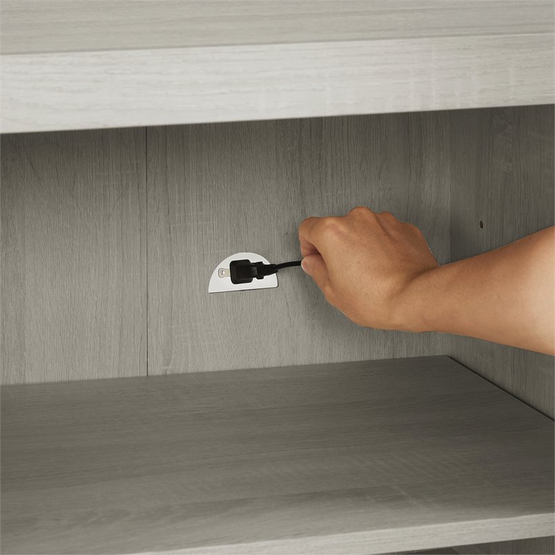 Crosley Furniture Ronin Wood TV stand for TVs up to 75