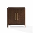 Crosley Furniture Darcy 2-Door Modern Wood Accent Cabinet in Dark Brown
