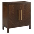 Crosley Furniture Darcy 2-Door Modern Wood Accent Cabinet in Dark Brown
