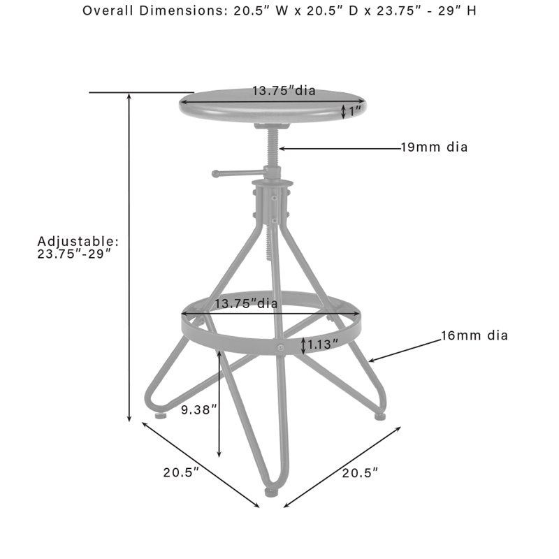 Crosley Furniture Kalen 29