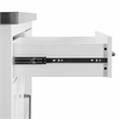 Crosley Furniture Silvia 2-Drawer Traditional Wood Kitchen Island in White/Gray