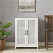 Crosley Furniture Milo Modern Wood Stackable Storage Pantry in White