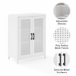 Crosley Furniture Milo Modern Wood Stackable Storage Pantry in White
