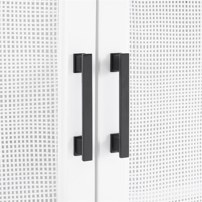 Crosley Furniture Milo Modern Wood Stackable Storage Pantry in White