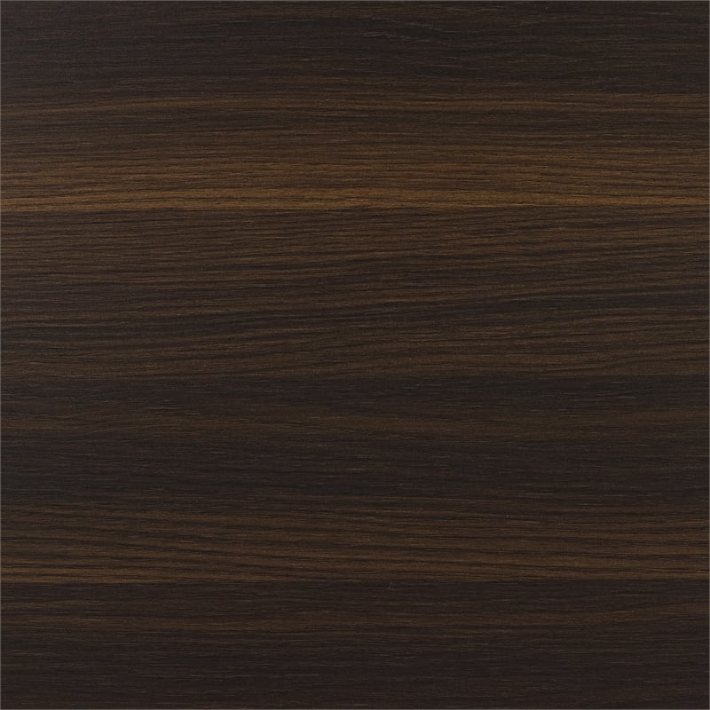 Crosley Furniture Provo Modern Wood Record Storage Console in Black/Brown