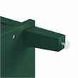Crosley Furniture Cora Drop Leaf Traditional Wood Kitchen Island in Emerald