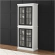 Crosley Furniture Cecily 4-Door Modern Wood Tall Storage Pantry in White