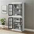 Crosley Furniture Cecily 4-Door Modern Wood Tall Storage Pantry in White