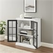 Crosley Furniture Cecily 2-Door Modern Wood Storage Pantry in White