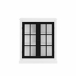 Crosley Furniture Cecily 2-Door Modern Wood Storage Pantry in White