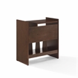 Crosley Furniture Portland Modern MDF Wood Turntable Stand in Dark Brown