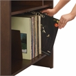 Crosley Furniture Portland Modern MDF Wood Turntable Stand in Dark Brown