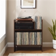 Crosley Furniture Portland Modern MDF Wood Turntable Stand in Dark Brown