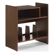 Crosley Furniture Portland Modern MDF Wood Turntable Stand in Dark Brown